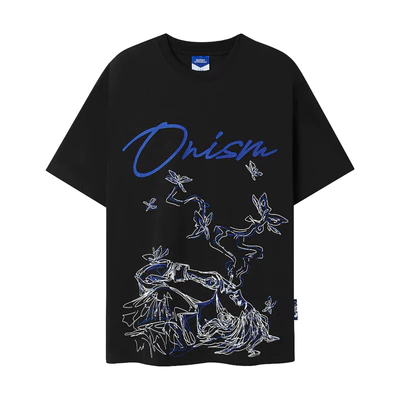 Áo thun unisex Onism Delulu màu đen- Basic tee ONISM