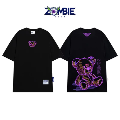 Áo Thun Zombie Club BEAR, Local Brand Unisex cotton 100% 230gsm Chính Hãng