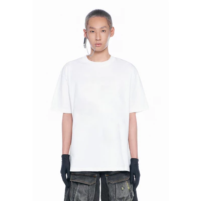 BEUTER Áo Thun Trơn Ngắn Tay Unisex Classic T-shirt 100% Cotton 230GSM Form Classic Fit Màu Trắng Dày Dặn Thoáng Khí