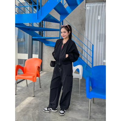 KIDO - Quần dù lưng chun dây rút POCKET PANTS