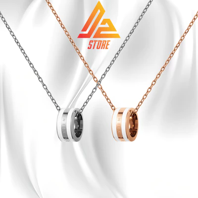 Dây chuyền DW v2 Emalie - Vòng cổ 316L thép không gỉ Titanium [Bảo hành 5 năm]