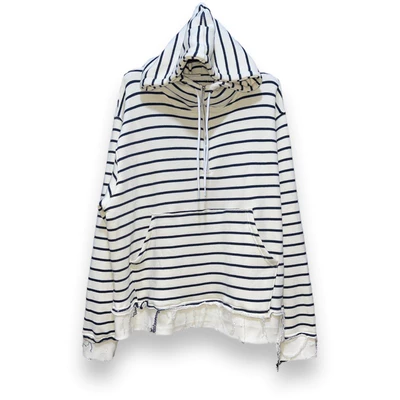 TVD ÁO SỌC HOODIE DÂY KÉO LỠ
