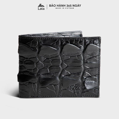 Ví nam da cá sấu Lata (Thời trang nam - Ví da thật LVN88)
