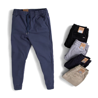 Quần kaki jogger nam TORANO, form chuẩn, bên màu, can bổ DABK600