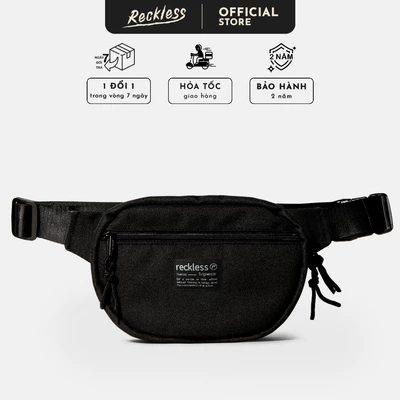Túi Đeo Chéo Unisex Thương hiệu Recklesstripwear Benji - Vải Polyester/Nylon Trượt Nước, dễ vệ sinh và nhẹ
