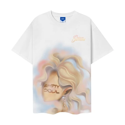Áo thun unisex Empty Soul màu trắng- Charm tee Onism
