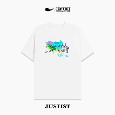 Áo Thun Nam Nữ Unisex JUSTIST MAPS Cổ Tròn  basic chất cotton TSJT038