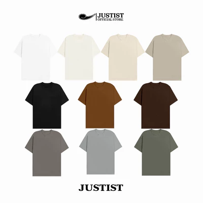 Áo thun Justist Localbrand Unisex nam nữ chất cotton Tay Ngắn JUSTIST trơn TSJT000 (4)