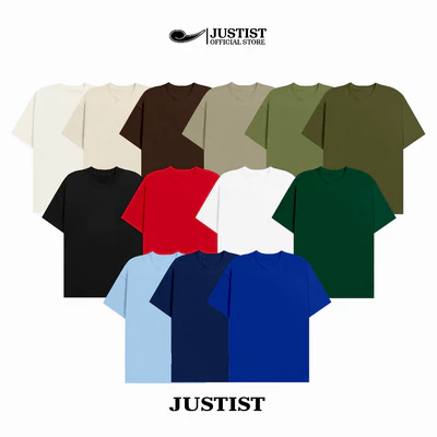 Áo thun Justist Localbrand Unisex nam nữ chất cotton Tay Ngắn JUSTIST trơn TSJT000 (5)
