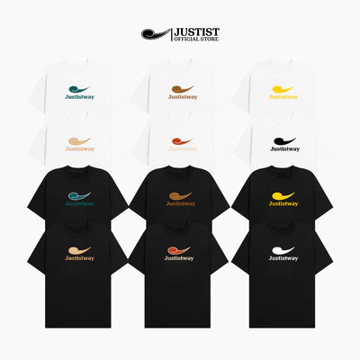 Áo thun Justist Localbrand Unisex LOGO signature JUSTIST  Chất Cotton TSJT083