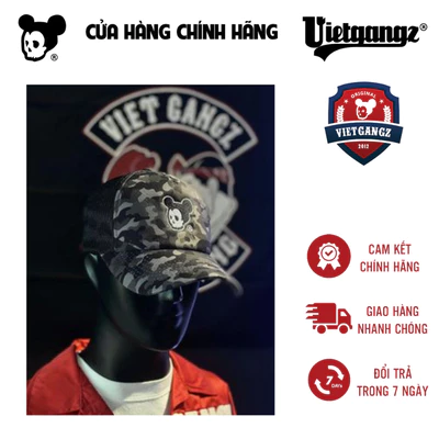 Nón Lưỡi Trai Camo Vietgangz Nam Nữ Thêu Chi Tiết TRÁNH Mất Form Gãy Gập, Đường Gân Sắc Nết