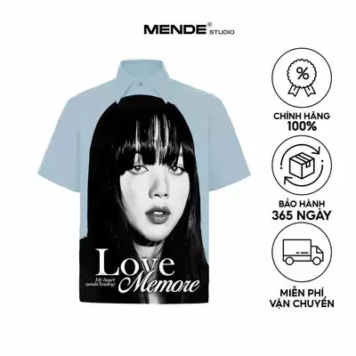 Mende - Lalala Shirt - Áo sơ mi unisex tay ngắn