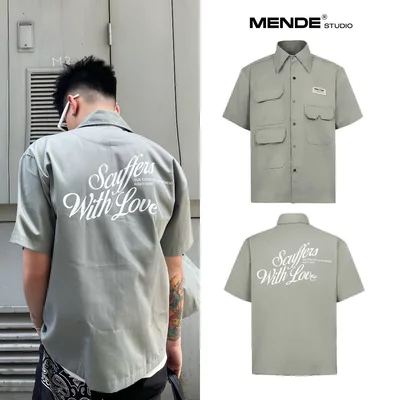 Bevis Shirt - Áo sơ mi nam tay ngắn Mende
