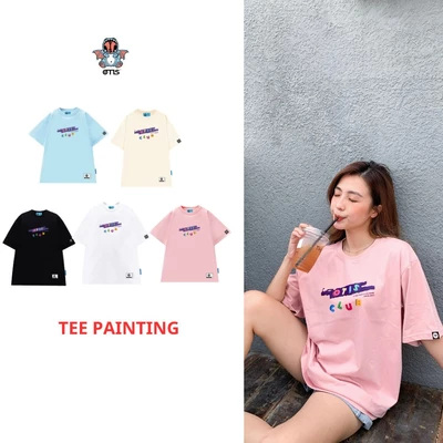 Áo thun tay lỡ local brand unisex Otis Club - Tee painting