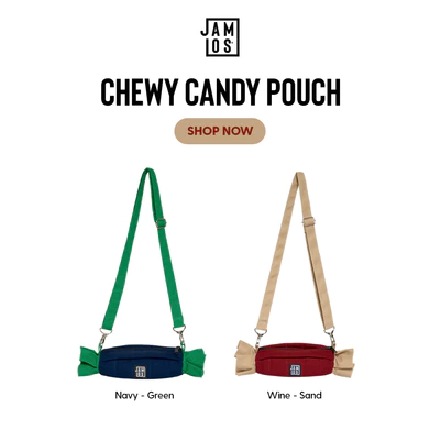 Chewy Candy Pouch Sling - Túi phụ kiện Jamlos vải canvas nhỏ gọn hình cái kẹo