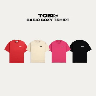 Áo Thun Trơn Tay Ngắn Basic TOBI