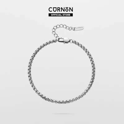 Vòng Tay Nam Curnon Lucas - Bộ Sưu Tập THE ESSENTIALS - Trang Sức Vòng Xích Phong Cách Mạnh Mẽ - Chất Liệu Thép Không Gỉ