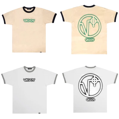 Áo Thun Cổ Tròn STENCIL SR VIGER Ringer Tee
