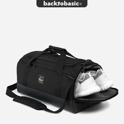 Túi trống thể thao du lịch chống nước Back To Basic - DAFFURU có ngăn để giày