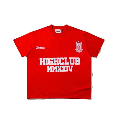 Áo thun MMXXIV tay lỡ cổ tròn HIGHCLUB unisex - ĐỎ/ NÂU/XANH DƯƠNG
