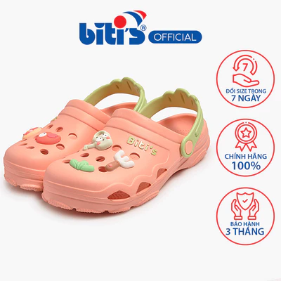 Dép Eva Phun Trẻ Em Biti's BST Vườn Rau Của Mẹ BEG002300HOG (Hồng)