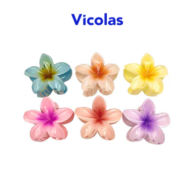 [QUÀ TẶNG VICOLAS] Kẹp hoa sứ hot xu hướng màu ngẫu nhiên
