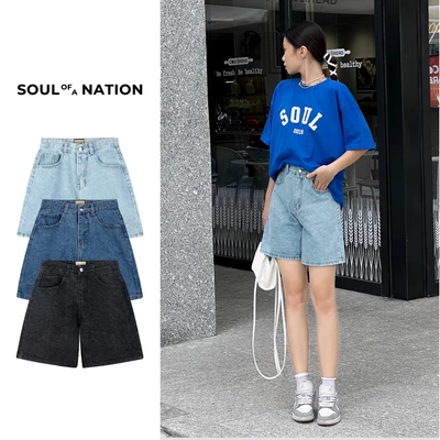 [GIÁ TRẢI NGHIỆM] Quần SHORT JEANS NỮ CẠP CAO basic, EO TRÊN RỐN 2CM, trẻ trung, năng động, cá tính - SOUL OF A NATION