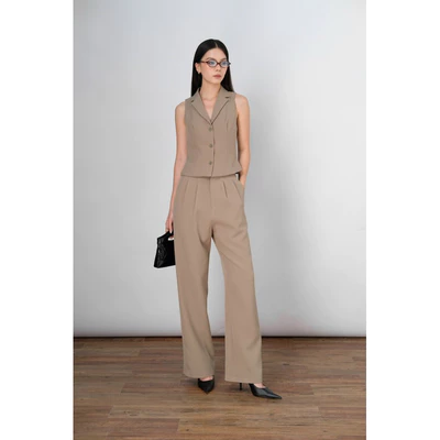 RUBIES Hitt Pants - Quần Dài Nữ Vải Carolang Ống Suông Đứng