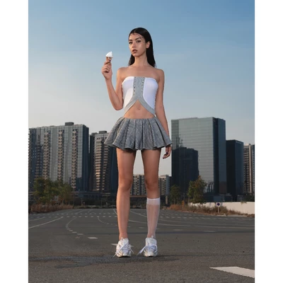 ĐẦM ỐNG CHÂN VÁY CARO I ALIA DRESS