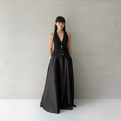 HIGHCHIC - SILKY SKIRT - CHÂN VÁY DÀI - LỤA PHI BÓNG - THIẾT KẾ SANG TRỌNG