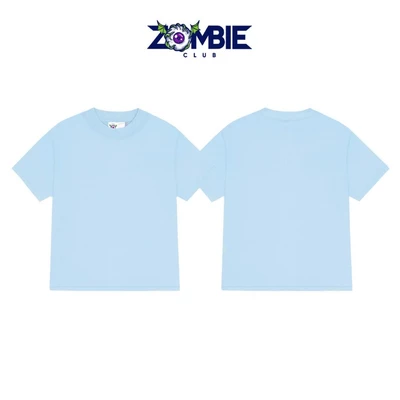 Áo Baby Tee Zombie Club, Trơn, Cotton 100% Chính Hãng