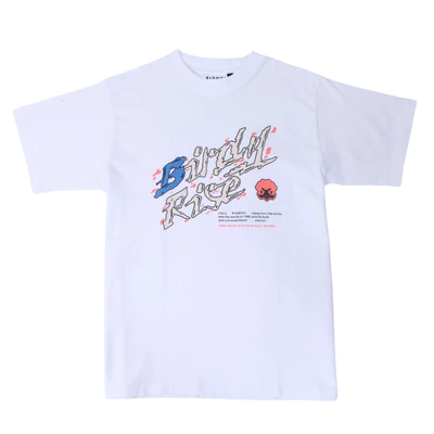 Áo thun unisex, áo thun local brand Birdy - RISE WHITE