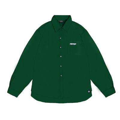 Áo sơ mi nữ form rộng tay dài ONTOP lụa chống nhăn nhiều màu local brand Over Shirt Mono