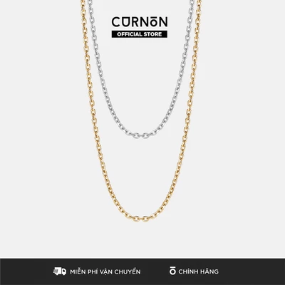 Dây Chuyền Nam Curnon Dylan Bộ Sưu Tập THE ESSENTIALS - Trang Sức Vòng Xích Phong Cách Mạnh Mẽ - Chất Liệu Thép Không Gỉ