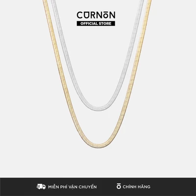Dây Chuyền Nam Curnon Noah Bộ Sưu Tập THE ESSENTIALS - Trang Sức Vòng Xích Phong Cách Mạnh Mẽ - Chất Liệu Thép Không Gỉ