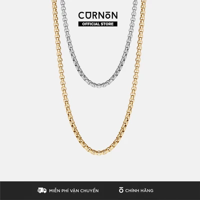 Dây Chuyền Nam Curnon Lucas Bộ Sưu Tập THE ESSENTIALS - Trang Sức Vòng Xích Phong Cách Mạnh Mẽ - Chất Liệu Thép Không Gỉ