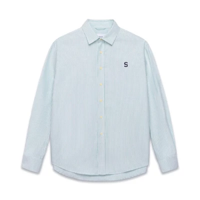 Áo sơ mi SilenceStandard Premium Oxford Shirt Logo S thêu/ mint [SO02]