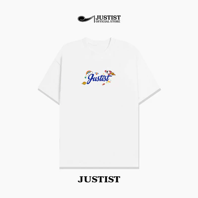 Áo Thun Cổ Tròn JUSTIST SPACE Ngắn Tay cho Nam TSJT026