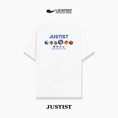 Áo Thun Nam Nữ unisex JUSTIST SPACE v2 chất cotton Tay Ngắn basic TSJT046