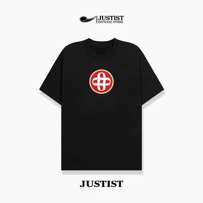 Áo Thun Nam Nữ Unisex JUSTIST COUTURE chất cotton cổ tròn form oversize TSJT055