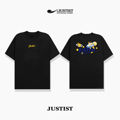 Áo Thun Nam JUSTIST SPACE PLANET Tshirt Tay Ngắn Chất Cotton TSJT105