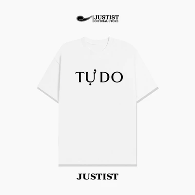 Áo thun Justist Localbrand Unisex TỰ DO Ngắn Chất Cotton TSJT127