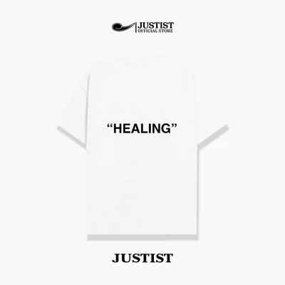 Áo thun Justist Localbrand Unisex JUSTIST HEALING Ngắn Chất Cotton TSJT142