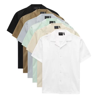 Áo Sơ Mi Nam Cuban Silky Essentials, Chất Vải Rayon Thoải Mái, SM0086, SOME HOW STORE