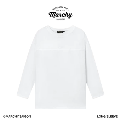 MARCHY - Basic LS Tee - Áo thun tay dài
