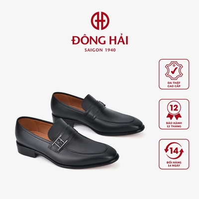 Giày Tây Nam Đông Hải Da Cao Cấp Đính Phụ Kiện Công Sở 3cm - G01B3
