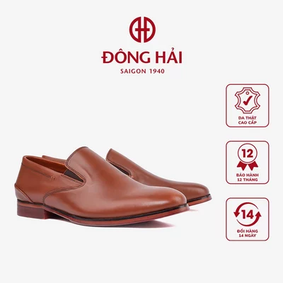 Giày Tây Nam Đông Hải - G2273 (kiểu giày lười xỏ chân, không cột dây tiện lợi)