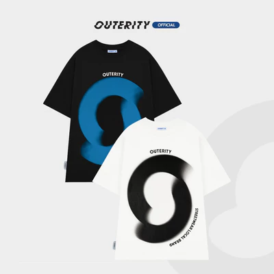 Áo thun nam nữ unisex Outerity illution
