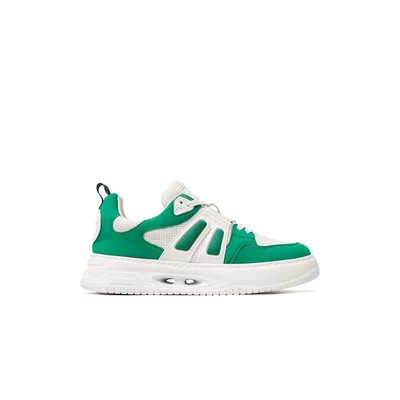 Giày Nam Standard Green White, Chất Đế Đúc Cao Su Phối Da Bê Thoải Mái, GI0013,SOME HOW STORE