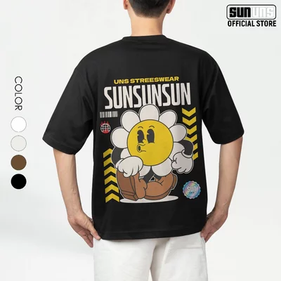 Áo Phông Local Brand Nam Nữ Unisex SUN Cổ Tròn Tay Ngắn Oversize 100% Cotton Áo Thun Nam Nữ Mã SUN07